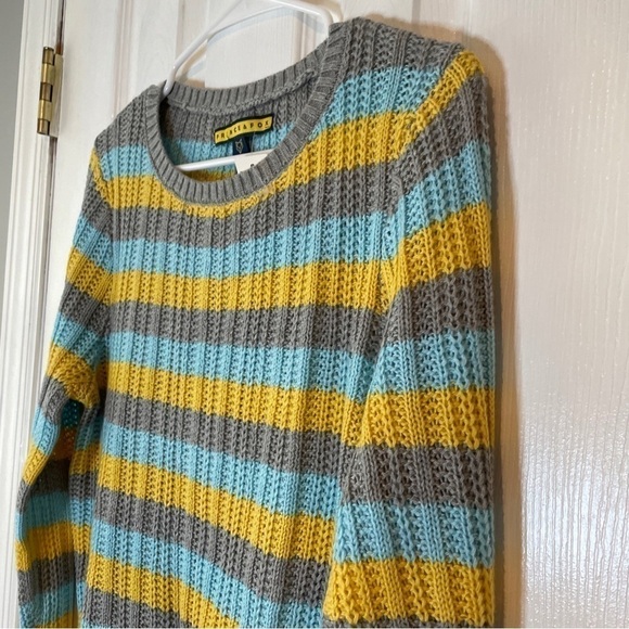 Prince & Fox Striped Crop Sweater Junior Extra Large NWT - Picture 2 of 16